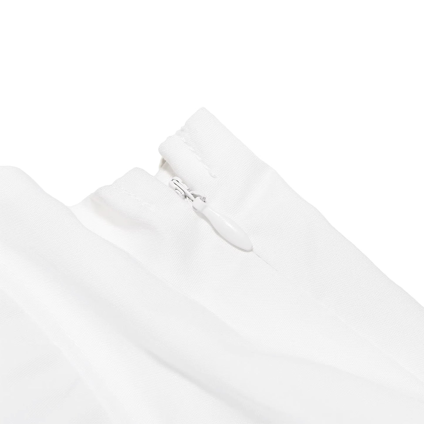 White dress with corset