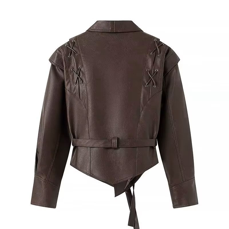 Autumn V-neck jacket