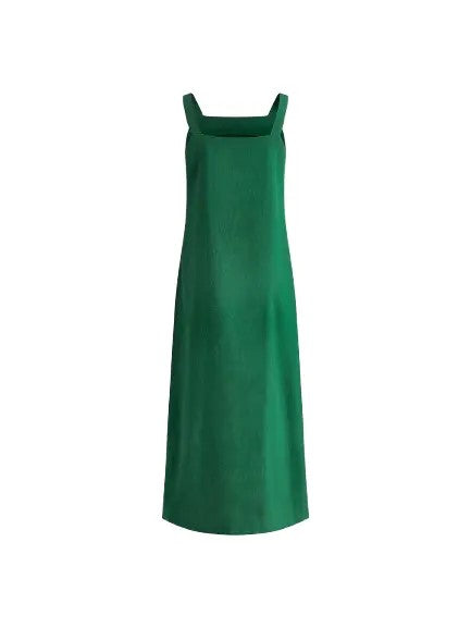 Minimal sleeveless long dress