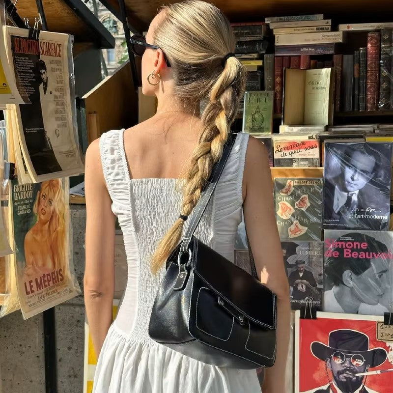 Women's white summer dress