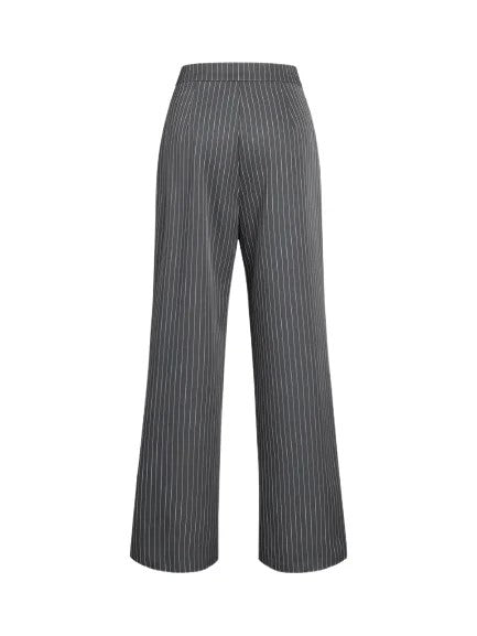 Baggy pinstripe pants