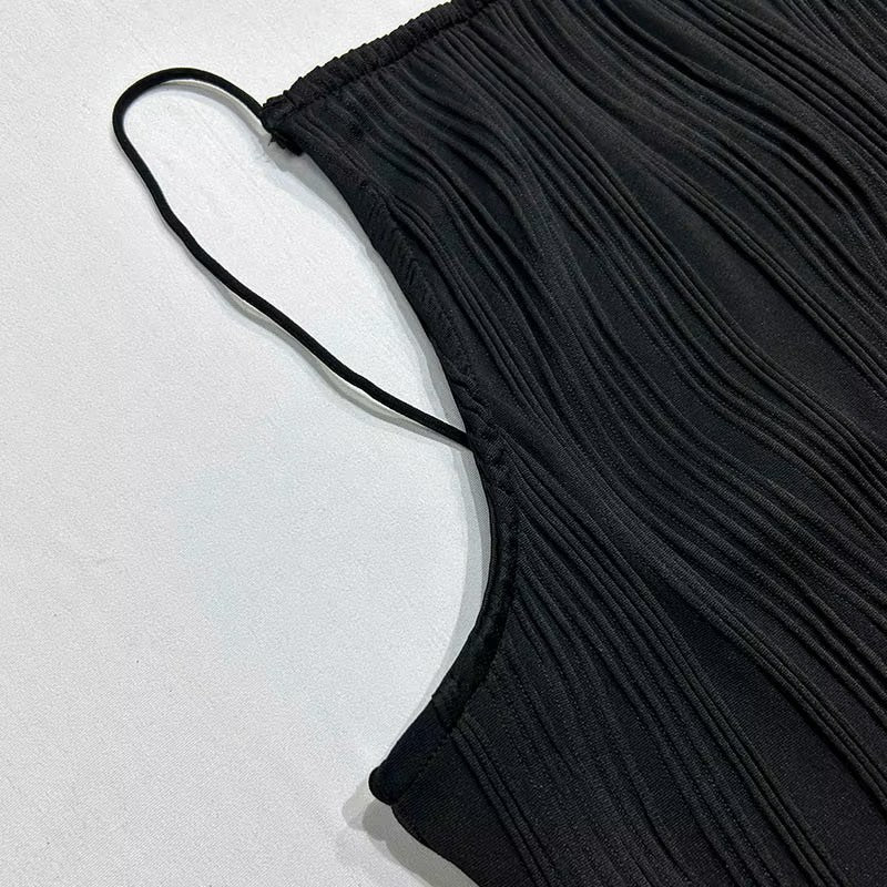 Women's ruched evening dress