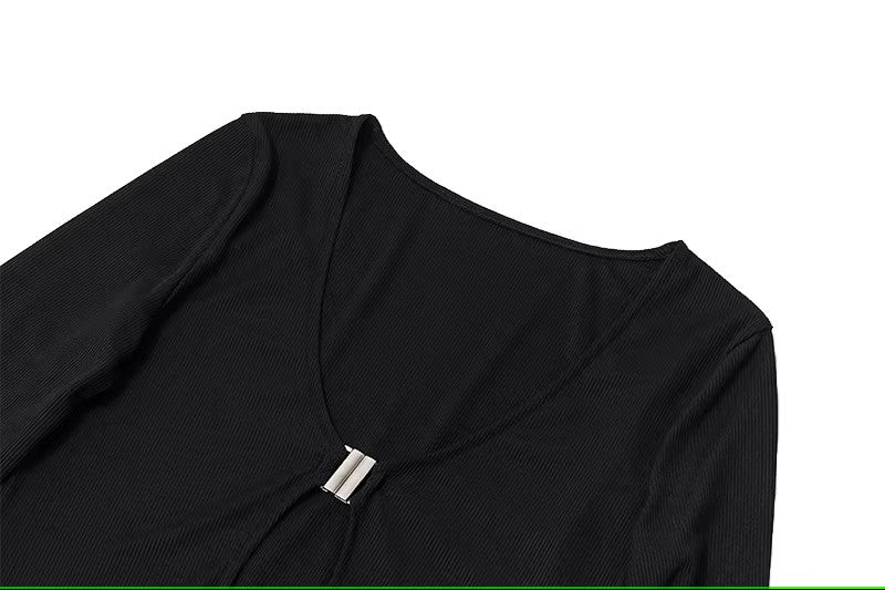 Black summer cardigan