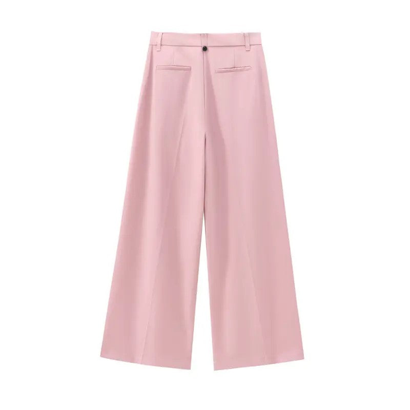 High-waisted baggy pants