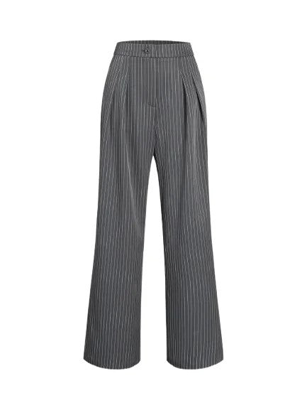 Baggy pinstripe pants
