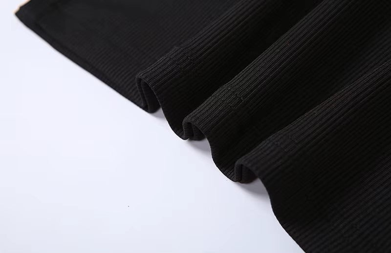 Long sheath dress with opening