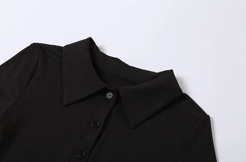 Long sheath dress with opening