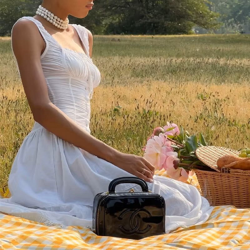 Women's white summer dress