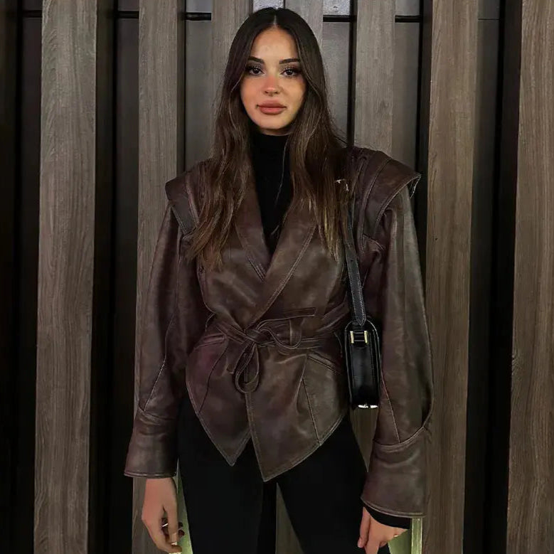 Autumn V-neck jacket