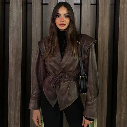 Autumn V-neck jacket