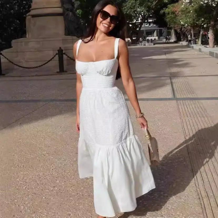 White summer dress