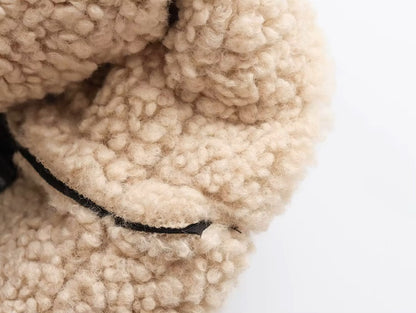 Suede black jacket with fur inside