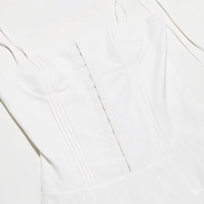 Short dress with corset