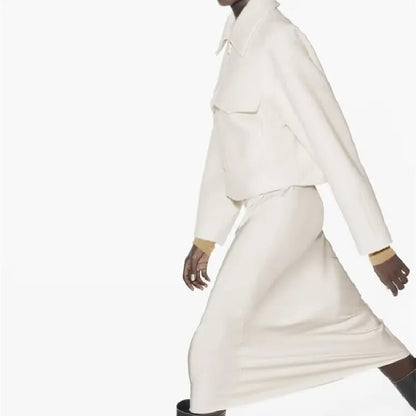 Women's wool-effect bomber jacket