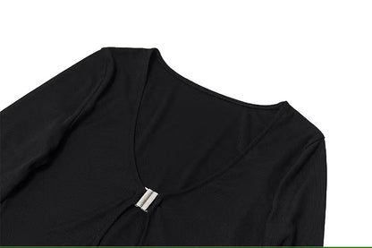 Black summer cardigan