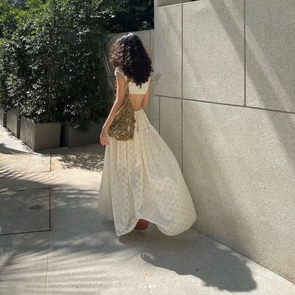 Two-piece beach dress