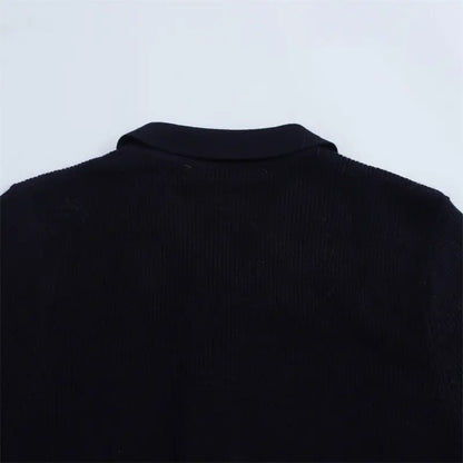 Short sleeve sheath black dress