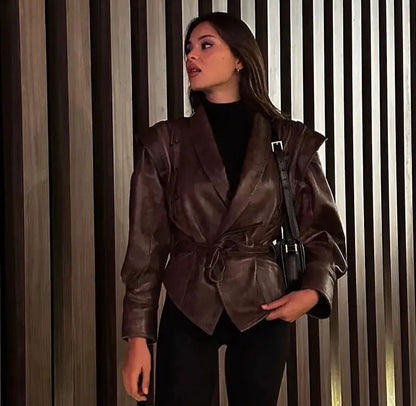 Autumn V-neck jacket