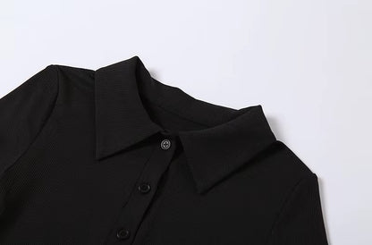 Long sheath dress with opening