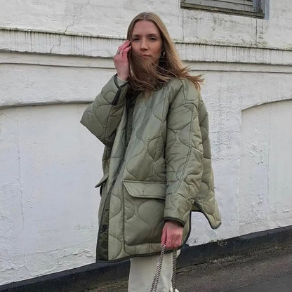 Green winter jacket