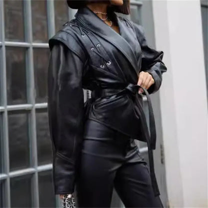 Autumn V-neck jacket