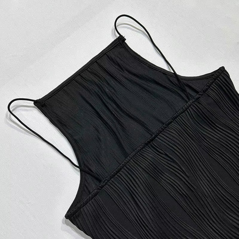 Women's ruched evening dress